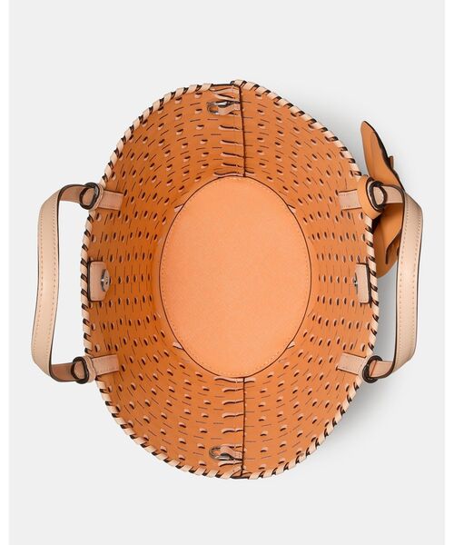 kate spade new york(ケイトスペード ニューヨーク)の「ダリア トート バッグ(かごバッグ・レディース・オレンジ・ONESIZE)」の5枚目の写真