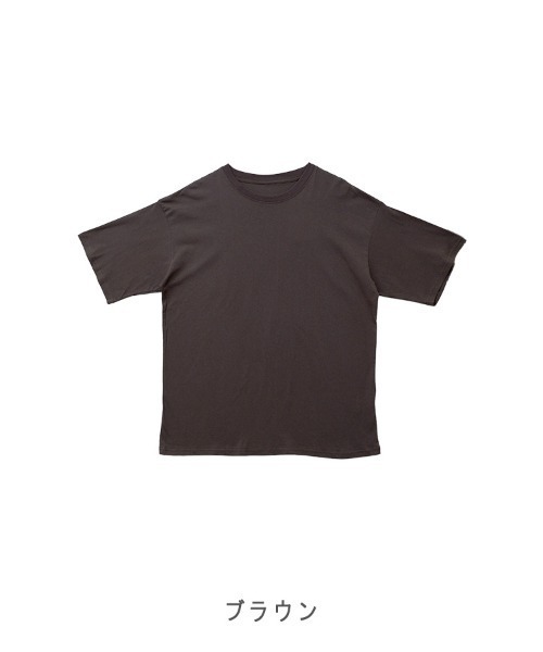 CLOTHY(クロシィ)の「【風通し◎お得なオフプライスアイテム】男女兼用C100ビッグTシャツ(Tシャツ/カットソー・メンズ・ブラック/ブラウン/オフホワイト・MEDIUM/X-LARGE/LARGE)」の20枚目の写真