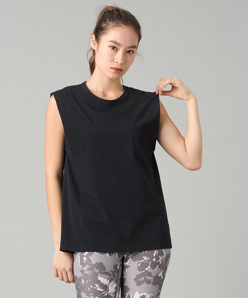 HandosomeCottonノースリーブTシャツ（Tシャツ/カットソー）｜Chacott
