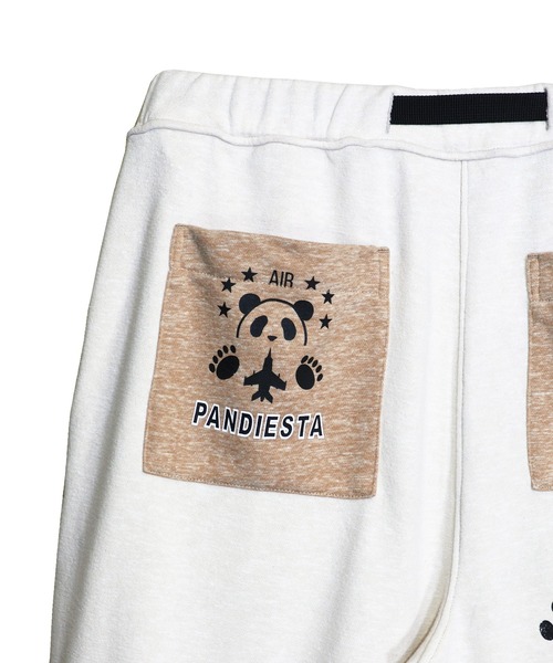 PANDIESTA（パンディエスタ）の「ミリタリー2WAYスウェットパンツ（スウェットパンツ・メンズ・ブラック/アイボリー・M/L/XL/XXL）」の7枚目の写真