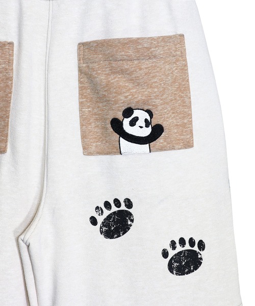PANDIESTA（パンディエスタ）の「ミリタリー2WAYスウェットパンツ（スウェットパンツ・メンズ・ブラック/アイボリー・M/L/XL/XXL）」の8枚目の写真