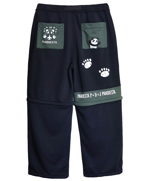 PANDIESTA（パンディエスタ）の「ミリタリー2WAYスウェットパンツ（スウェットパンツ・メンズ・ブラック/アイボリー・M/L/XL/XXL）」の20枚目の写真