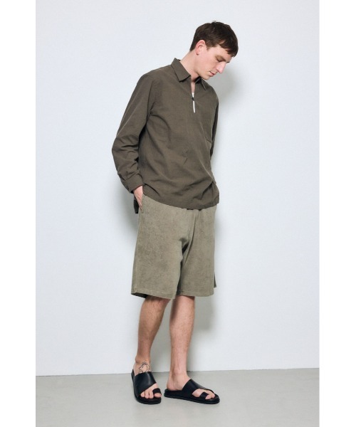 AZUL by moussy(アズールバイマウジー)の「合皮トングサンダル(サンダル・メンズ・ブラック・LARGE/MEDIUM/SMALL)」の4枚目の写真