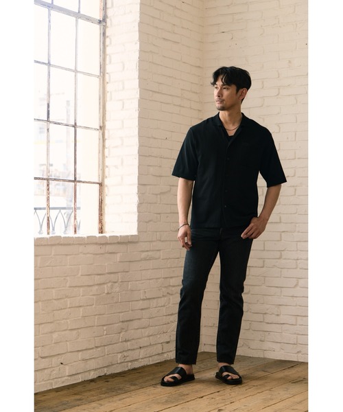 AZUL by moussy(アズールバイマウジー)の「合皮トングサンダル 靴(サンダル・メンズ・ブラック・LARGE/MEDIUM/SMALL)」の14枚目の写真
