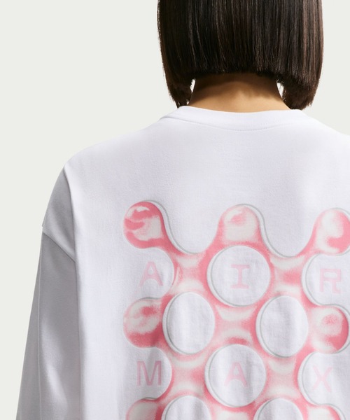 NIKE（ナイキ）の「ナイキ NIKE ナイキ   NSW OS AM95 GPX L/S Tシャツ（Tシャツ/カットソー・レディース・ブラック/ホワイト・S/M/L/XL）」の7枚目の写真