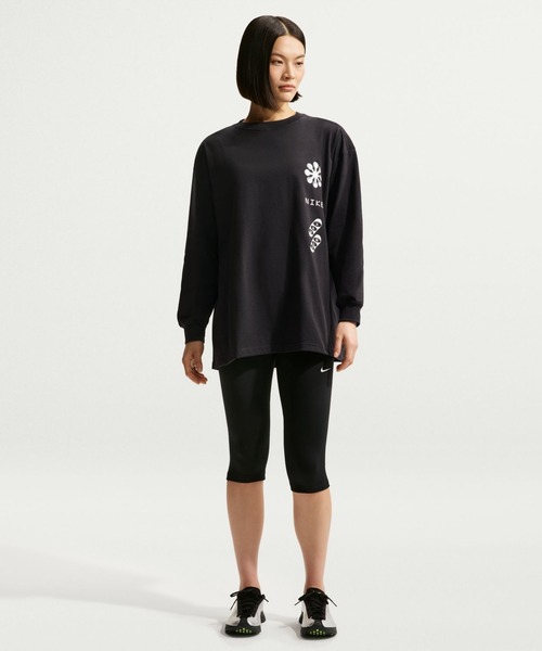 NIKE（ナイキ）の「ナイキ NIKE ナイキ   NSW OS AM95 GPX L/S Tシャツ（Tシャツ/カットソー・レディース・ブラック/ホワイト・S/M/L/XL）」の8枚目の写真