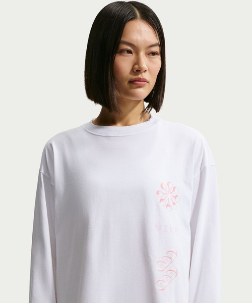 NIKE（ナイキ）の「ナイキ NIKE ナイキ   NSW OS AM95 GPX L/S Tシャツ（Tシャツ/カットソー・レディース・ブラック/ホワイト・S/M/L/XL）」の3枚目の写真