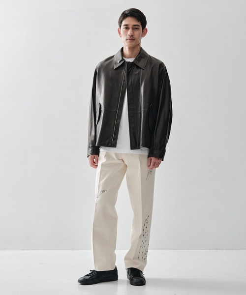 TANAKA(タナカ)の「【TANAKA/タナカ】別注THE JEAN TROUSERS(デニムパンツ・メンズ・ホワイト・32inch/30inch/28inch/36inch/34inch)」の2枚目の写真