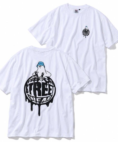 VISION STREET WEAR(ヴィジョンストリートウェア)の「【VISION STREET WEAR/ヴィジョン ストリート ウェア】アソート ゴーストグラフィックデザイン 半袖Tシャツ(Tシャツ/カットソー・メンズ・ブルー系1/ブラック系1/ブラック系3/ブルー系3/ホワイト系1/ホワイト系2/ブルー系2/ブラック系2/ホワイト系3・M/L/LL)」の4枚目の写真