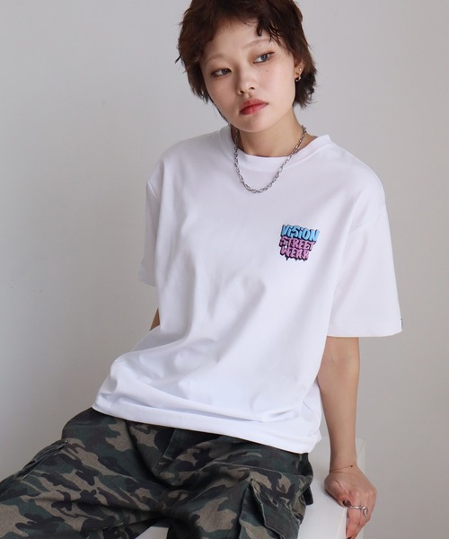 VISION STREET WEAR(ヴィジョンストリートウェア)の「【VISION STREET WEAR/ヴィジョン ストリート ウェア】アソート ゴーストグラフィックデザイン 半袖Tシャツ(Tシャツ/カットソー・メンズ・ブルー系1/ブラック系1/ブラック系3/ブルー系3/ホワイト系1/ホワイト系2/ブルー系2/ブラック系2/ホワイト系3・M/L/LL)」の19枚目の写真