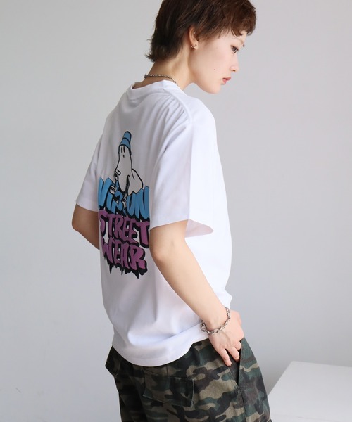 VISION STREET WEAR(ヴィジョンストリートウェア)の「【VISION STREET WEAR/ヴィジョン ストリート ウェア】アソート ゴーストグラフィックデザイン 半袖Tシャツ(Tシャツ/カットソー・メンズ・ブルー系1/ブラック系1/ブラック系3/ブルー系3/ホワイト系1/ホワイト系2/ブルー系2/ブラック系2/ホワイト系3・M/L/LL)」の18枚目の写真