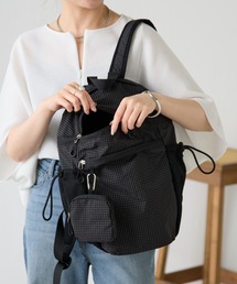 COLLAGE GALLARDAGALANTE（コラージュガリャルダガランテ）の「強撥水/軽量/強撥水10ポケットバックパック（トートバッグ）」