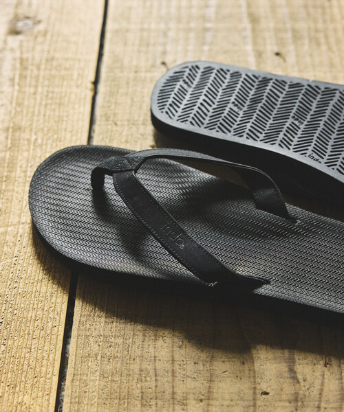 Firsthand(ファーストハンド)の「Indosole/インドソール ESSNTLS FLIP FLOPS / エッセンシャルフリップフロップ / ビーチサンダル(サンダル・メンズ・ブラウン/ブルー/ブラック/ベージュ/グリーン・8.5/8/9)」の2枚目の写真