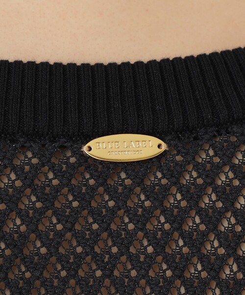 BLUE LABEL CRESTBRIDGE(ブルーレーベルクレストブリッジ)の「格子レースカーディガン(カーディガン/ボレロ・レディース・ホワイト/ブラック・38)」の15枚目の写真