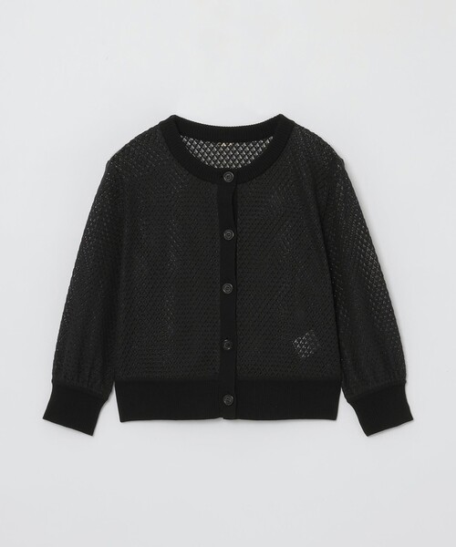 BLUE LABEL CRESTBRIDGE(ブルーレーベルクレストブリッジ)の「格子レースカーディガン(カーディガン/ボレロ・レディース・ホワイト/ブラック・38)」の16枚目の写真