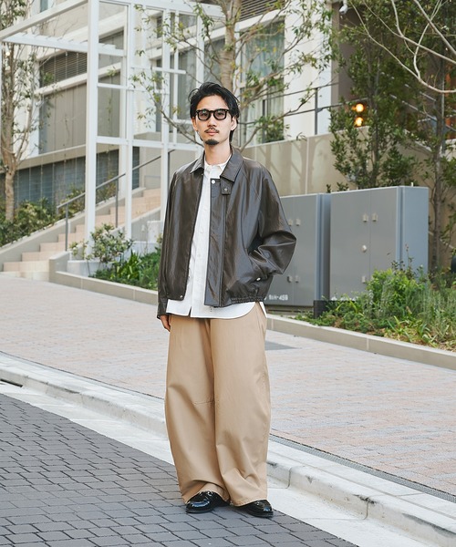 STUDIOUS（ステュディオス）の「【STUDIOUS】Barrel Chino Pants（チノパンツ・メンズ・ベージュ/クリーム/カーキ・2/1/3）」の5枚目の写真