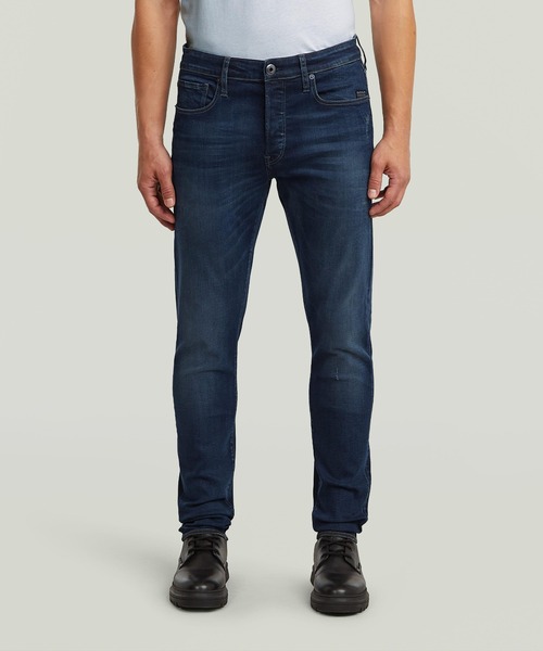 G-STAR(ジースター)の「3301 Slim Jeans/ヴィンテージライクベーシックスリムテーパードジーンズ(デニムパンツ・メンズ・ダークインディゴブルー・29/30/30/30/31/30)」の1枚目の写真
