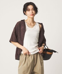 Plage 【SEEALL/シーオール】 TOP ニットキャミソール SEEALL/シーオール HAND KNITTED ONE SHOULDER トップス（キャミソール