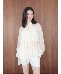 celon（セロン）の「lace bow tiered blouse（シャツ/ブラウス）」