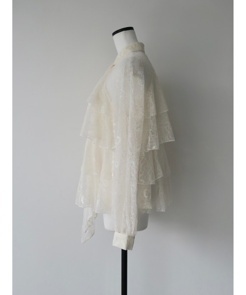 celon(セロン)の「lace bow tiered blouse(シャツ/ブラウス・レディース・アイボリー・FREE)」の3枚目の写真