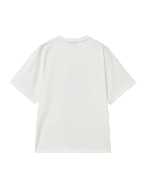 YALE(イェール)の「ハンサムダンストライプルックTシャツ_アイボリー(Tシャツ/カットソー・レディース・その他・SMALL/MEDIUM/LARGE/X-LARGE)」の2枚目の写真