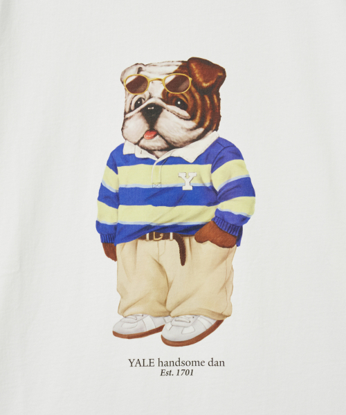 YALE(イェール)の「ハンサムダンストライプルックTシャツ_アイボリー(Tシャツ/カットソー・レディース・その他・SMALL/MEDIUM/LARGE/X-LARGE)」の4枚目の写真