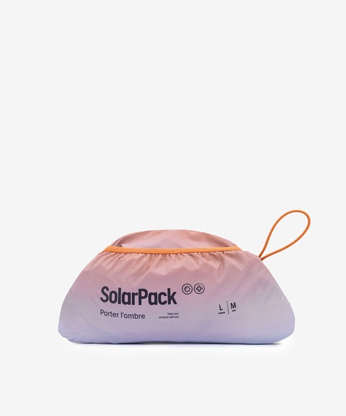 AIGLE（エーグル）の「【UPF50+ SolarPack】撥水 UVカット ソーラーパック グラデーションプリント ジャケット（ナイロンジャケット・メンズ・オレンジ・XS/XL/L/M/S）」の9枚目の写真