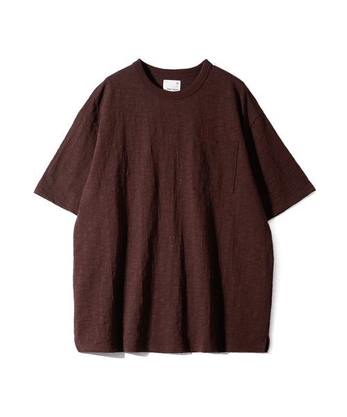 HORLISUN(ホーリーサン)の「Lawrence Slub Short Sleeve T-shirt Brown(Tシャツ/カットソー・メンズ・その他・LARGE/MEDIUM/SMALL)」の1枚目の写真