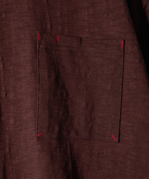 HORLISUN(ホーリーサン)の「Lawrence Slub Short Sleeve T-shirt Brown(Tシャツ/カットソー・メンズ・その他・LARGE/MEDIUM/SMALL)」の4枚目の写真