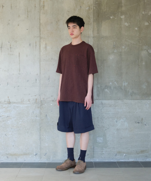 HORLISUN(ホーリーサン)の「Lawrence Slub Short Sleeve T-shirt Brown(Tシャツ/カットソー・メンズ・その他・LARGE/MEDIUM/SMALL)」の6枚目の写真