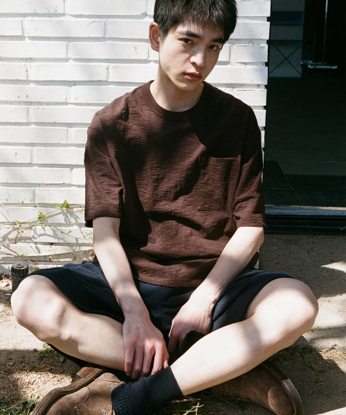 HORLISUN(ホーリーサン)の「Lawrence Slub Short Sleeve T-shirt Brown(Tシャツ/カットソー・メンズ・その他・LARGE/MEDIUM/SMALL)」の9枚目の写真