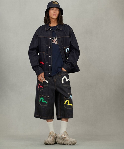 EVISU（エヴィス）の「" HT MULTI-POCKET DENIM  SHORT"（デニムパンツ・メンズ・インディゴブルー・32/30）」の8枚目の写真