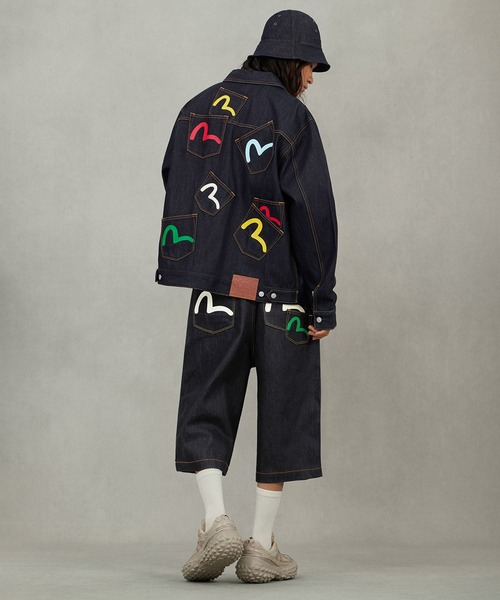 EVISU（エヴィス）の「" HT MULTI-POCKET DENIM  SHORT"（デニムパンツ・メンズ・インディゴブルー・32/30）」の9枚目の写真