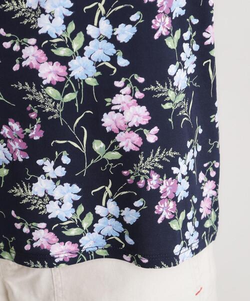 LAURA ASHLEY(ローラアシュレイ)の「【UVカット/接触冷感】ポリー柄 コットンジャージーTシャツ(Tシャツ/カットソー・レディース・ホワイト系3/ネイビー系・38/40)」の16枚目の写真