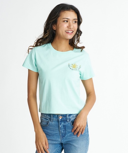 BILLABONG(ビラボン)の「BILLABONG ウィメンズ GRAPHIC BABY FIT TEE Tシャツ 【2026年夏モデル】(Tシャツ/カットソー・レディース・ホワイト/オフホワイト/グリーン系その他/パープル系その他/イエロー系その他・MEDIUM)」の14枚目の写真