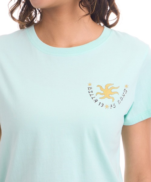 BILLABONG(ビラボン)の「BILLABONG ウィメンズ GRAPHIC BABY FIT TEE Tシャツ 【2026年夏モデル】(Tシャツ/カットソー・レディース・ホワイト/オフホワイト/グリーン系その他/パープル系その他/イエロー系その他・MEDIUM)」の16枚目の写真