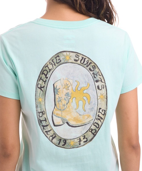 BILLABONG(ビラボン)の「BILLABONG ウィメンズ GRAPHIC BABY FIT TEE Tシャツ 【2026年夏モデル】(Tシャツ/カットソー・レディース・ホワイト/オフホワイト/グリーン系その他/パープル系その他/イエロー系その他・MEDIUM)」の17枚目の写真