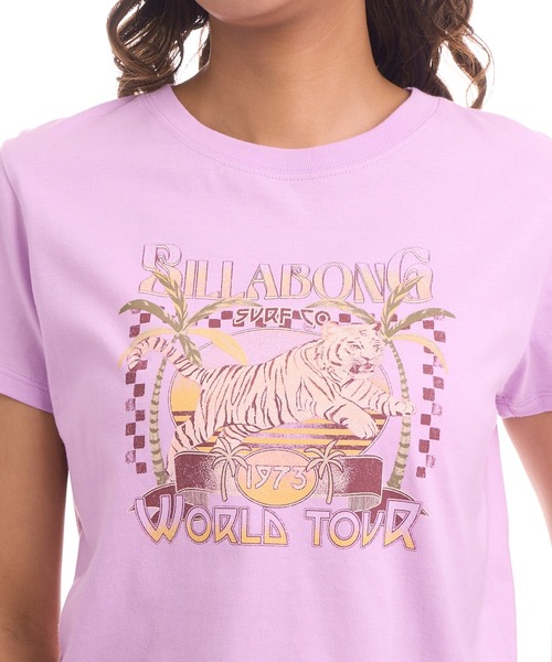 BILLABONG(ビラボン)の「BILLABONG ウィメンズ GRAPHIC BABY FIT TEE Tシャツ 【2026年夏モデル】(Tシャツ/カットソー・レディース・ホワイト/オフホワイト/グリーン系その他/パープル系その他/イエロー系その他・MEDIUM)」の19枚目の写真