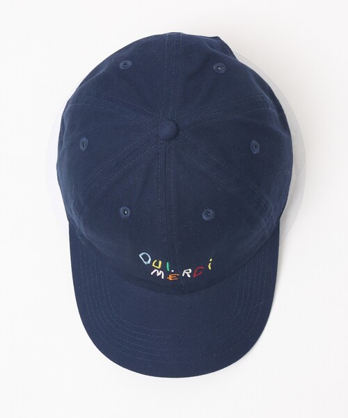 ABAHOUSE（アバハウス）の「HAND DRAWN ART OUI MERCI キャップ（キャップ・メンズ・ベージュ/パープル/ネイビー/レッド・フリー）」の8枚目の写真