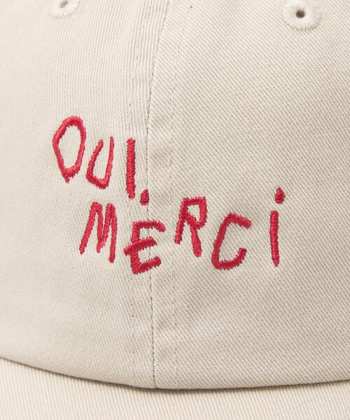 ABAHOUSE（アバハウス）の「HAND DRAWN ART OUI MERCI キャップ（キャップ・メンズ・ベージュ/パープル/ネイビー/レッド・フリー）」の21枚目の写真