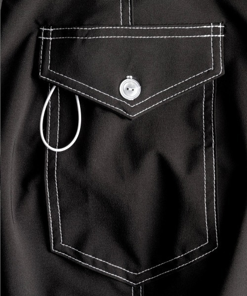 BIRDWELL(バードウェル)の「【BIRDWELL/バードウェル】806 Boardshorts ストレッチ ボードショーツ 伸縮性 撥水性 速乾性 MADE IN USA(水着・メンズ・ライトブルー/ブラック/ネイビー・32inch/30inch)」の10枚目の写真