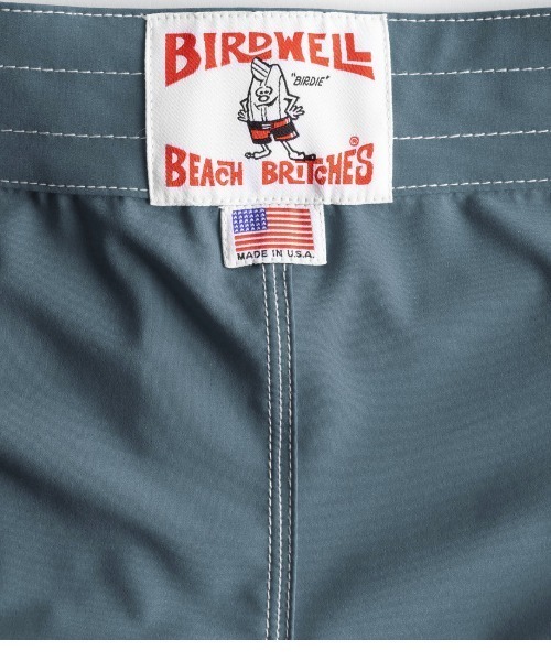 BIRDWELL(バードウェル)の「【BIRDWELL/バードウェル】806 Boardshorts ストレッチ ボードショーツ 伸縮性 撥水性 速乾性 MADE IN USA(水着・メンズ・ライトブルー/ブラック/ネイビー・32inch/30inch)」の6枚目の写真