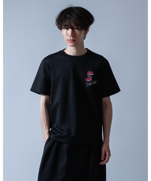 Crownor(クラウノアー)の「ストリートダイナソー 半袖Tシャツ(Tシャツ/カットソー・メンズ・ホワイト/ピンク/ブラック・LARGE/MEDIUM)」の10枚目の写真
