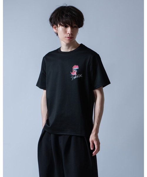 Crownor(クラウノアー)の「ストリートダイナソー 半袖Tシャツ(Tシャツ/カットソー・メンズ・ホワイト/ピンク/ブラック・LARGE/MEDIUM)」の11枚目の写真