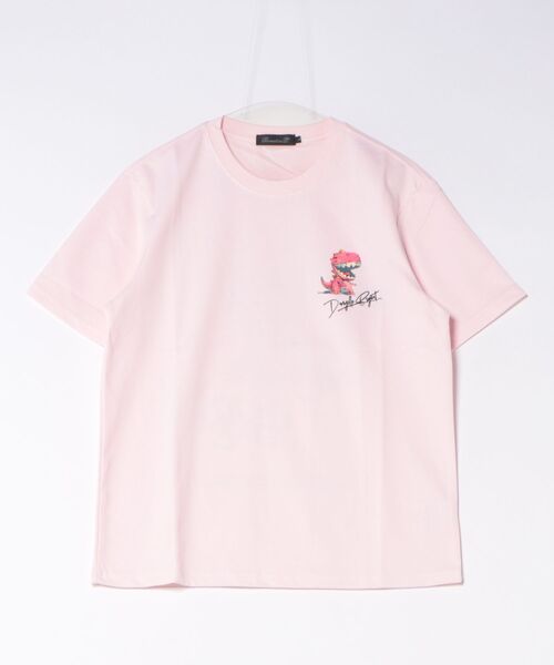 Crownor(クラウノアー)の「ストリートダイナソー 半袖Tシャツ(Tシャツ/カットソー・メンズ・ホワイト/ピンク/ブラック・LARGE/MEDIUM)」の22枚目の写真