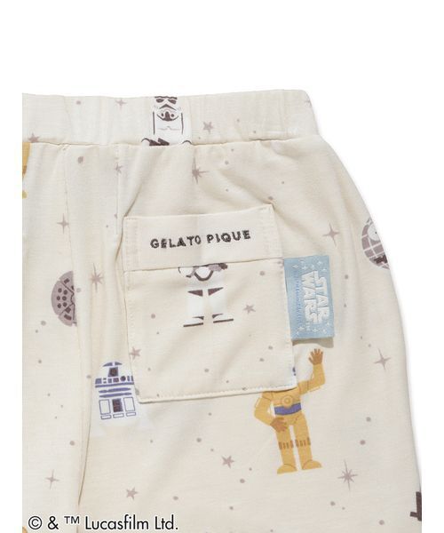 gelato pique(ジェラートピケ)の「【STAR WARS】【ベビー】総柄ショートパンツ(その他ベビーウェア・キッズ・クリーム/ミント・80)」の7枚目の写真