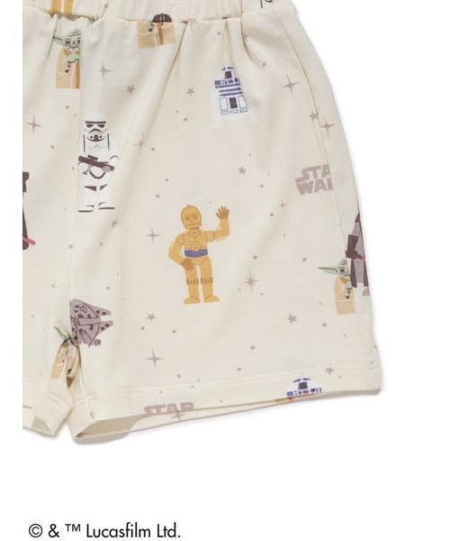 gelato pique(ジェラートピケ)の「【STAR WARS】【ベビー】総柄ショートパンツ(その他ベビーウェア・キッズ・クリーム/ミント・80)」の8枚目の写真