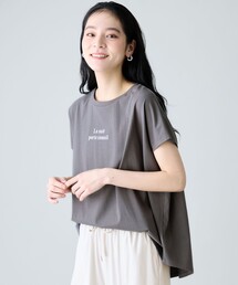 ANYファンクションワイドフレンチスリーブTシャツ