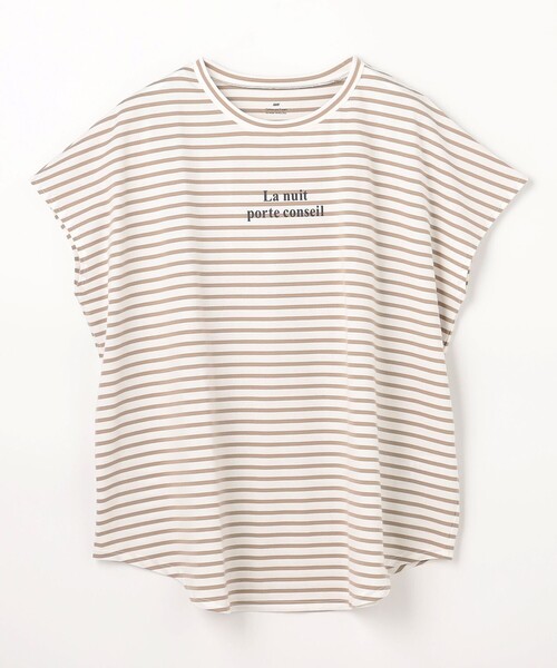 ANY(エニィ)の「ANYファンクションワイドフレンチスリーブTシャツ(Tシャツ/カットソー・レディース・グレー系/ホワイト系/ホワイト系2/ベージュ系2・F)」の21枚目の写真