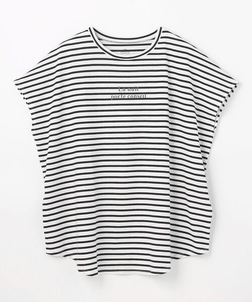 ANY(エニィ)の「ANYファンクションワイドフレンチスリーブTシャツ(Tシャツ/カットソー・レディース・グレー系/ホワイト系/ホワイト系2/ベージュ系2・F)」の22枚目の写真